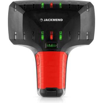 JACKMEND LED Leidingzoeker Detectieapparaat voor Hout / Elektrische Bedradingen / Metalen Buizen & Leidingdetector & Waterpas