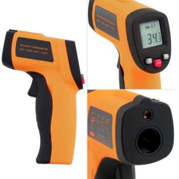 Infrarood Thermometer - Met Laserpointer | -50°C -tot 330°C - Excl. 2xAAA 1.5V batterij