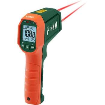 EXTECH IR320: Waterdichte Dual Laser IR Thermometer tot 650°C