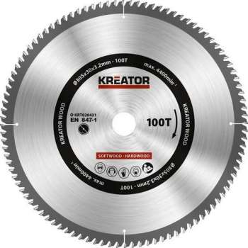 Kreator  KRT020431  Zaagblad hout - 305mm100t