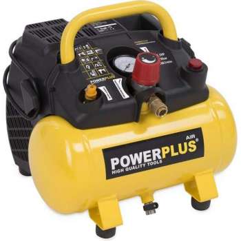 Powerplus POWX1721 Compressor - 8 bar - 6 liter tankinhoud