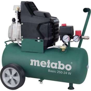 Metabo Basic 250-24 W Compressor - 1500W - 8 bar - 24L - 95 l/min