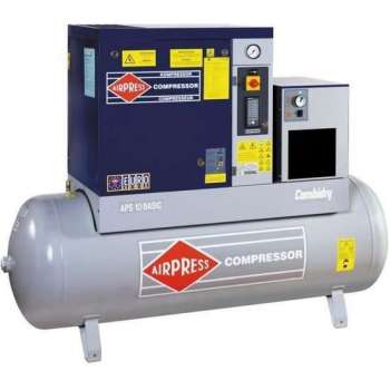 AIRPRESS 400V schroefcompressor combi dry APS 10 basic