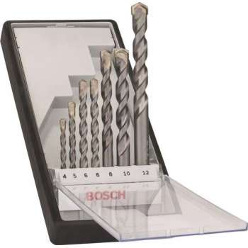 Bosch Robust Line Silver Percussion betonborenset - 7 delig