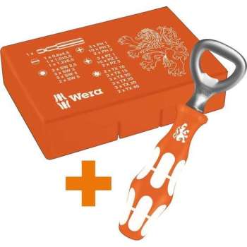 Wera 05246000001 61-delige Bit-Safe bitset in koffer + opener