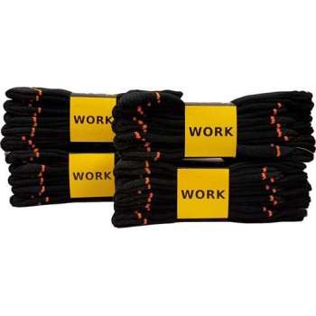 Work werksokken 20 paar fluor oranje maat 39/42