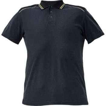 Knoxfield polo-shirt antraciet/geel M