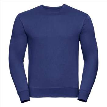 Russell Heren Sweatshirt Blauw Ronde Hals Regular Fit