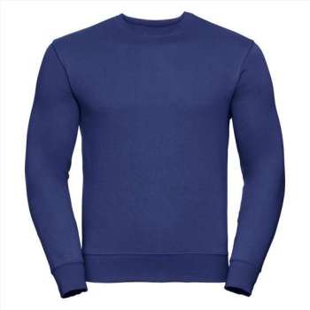 Russell Heren Sweatshirt Blauw Ronde Hals Regular Fit - L