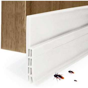Rori - Aanpasbare Tochtstopper - Zelfklevende tochtstrip voor deuren - Wit - 100 cm x 5 cm