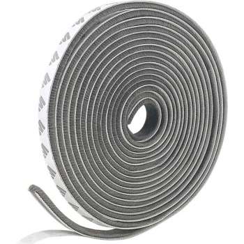 KOESTO Tochtstrips Voor Deuren 5 Meter - Deurborstel - Tochtband - Tochtstrip - Tochtborstel - Tochtstopper - 9 x 9 mm
