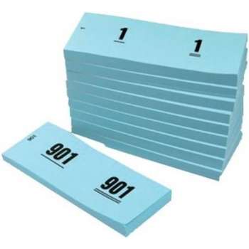 Nummerbloks - Set van 1 tot 1000 - Blauw