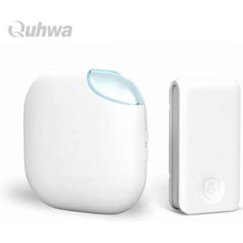 Quhwa© - Draadloze deurbel - Geen batterijen nodig - Duurzaam