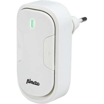 Alecto DVC-25 Extra bel tbv DVC-1000 - Verleng het bereik van je deurbel en werkt via stopcontact