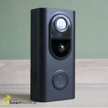Smart Home slimme videodeurbel L16 - Wifi - Zwart - HD camera