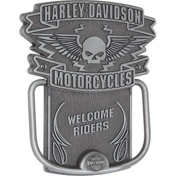 Harley-Davidson Winged Skull Deur Klopper