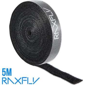 RaxFly Kabel Organiser 5M - Kabel management - Kabel Organizer - Klittenband - Kabelbinder - 12mm dikte