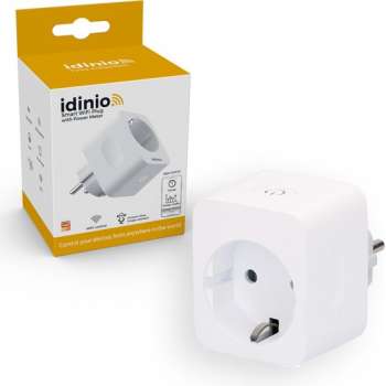 IDINIO Slimme WIFI Stekker - smart plug met verbruiksmeter - Max 2300W