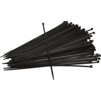 Kabelbinders 3.6 x 150 mm   -   zwart   -  zak 100 stuks   -  Tiewraps   -  Binders