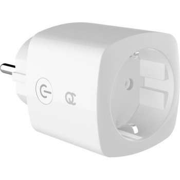 FlinQ Smart plug - Set van 3 - Slimme stekker 16A - Google Home (Google Assistant) - met stroommeter via mobiele applicatie