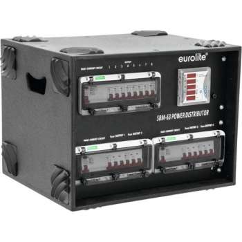 Eurolite krachtstroomverdeler SBM-63 Power Distributor