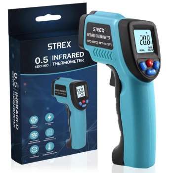 Strex Digitale Infrarood Thermometer - Bereik -50 t/m +550 °C - Infrarood Thermo Meter -