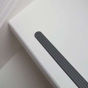 Antislip traptape met ronde uiteinden GRIJS- 3 strips van 16 mm breed x 85 cm lang