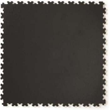 PVC kliktegel hamerslag zwart 50x50cm | Dikte 4mm | Set 40 stuks | 10m2