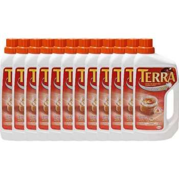 Terra Tegels met Lijnoliezeep - 12 x 1L - Voordeelverpakking