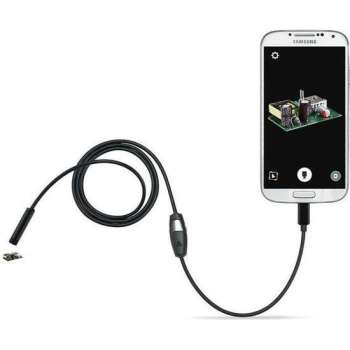 Endoscope Camera Waterproof Android  7mm 1.10meter Snoer MINI USB + Computer USB