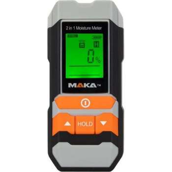 Maka 2 in 1 digitale vochtmeter - Voor hout en bouwmaterialen